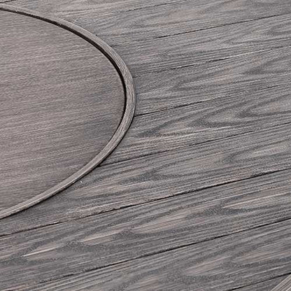Tenaya Round Wicker FirePit Table with Metal Cover